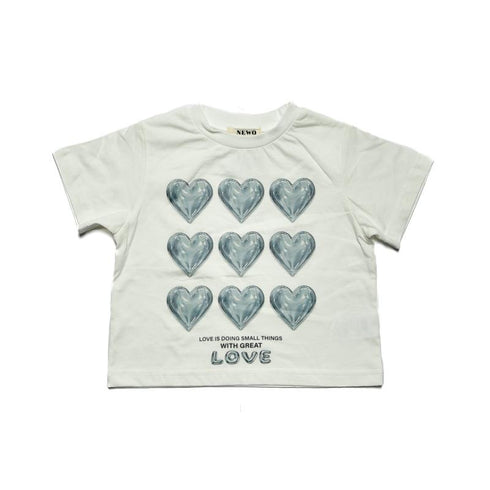【NEWO・ネオ】ハートミニTシャツ|90cm~150cm|3125303